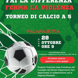 &quot;Fai la differenza, ferma la violenza&quot;, l'evento al Palapajetta a Biella