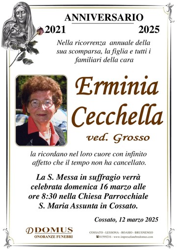 Erminia Cecchella ved. Grosso