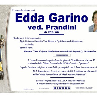 Edda Garino ved. Prandini