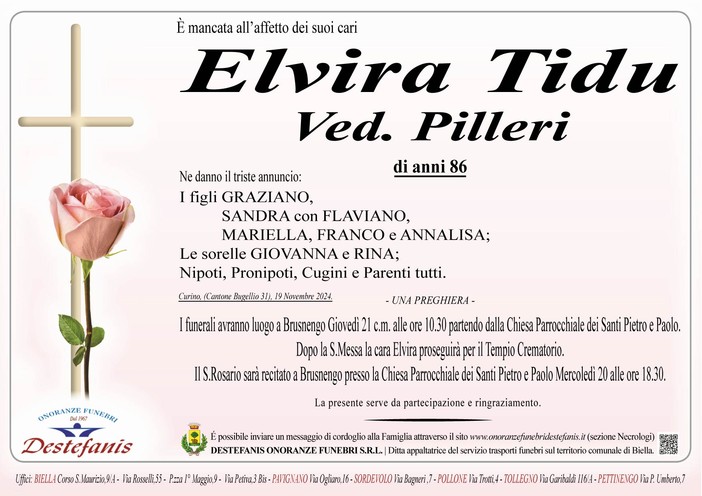 Elvira Tidu ved. Pilleri