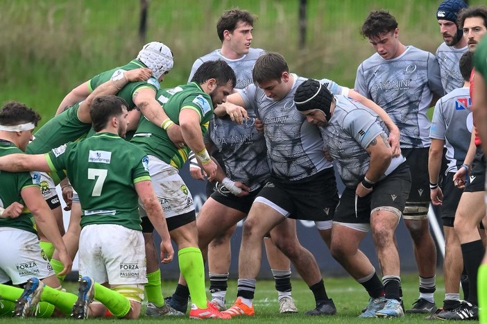 Biella Rugby a Verona, la conquista dei padroni di casa: poche le soddisfazioni - Foto Beppe Maurilio Boldrini.