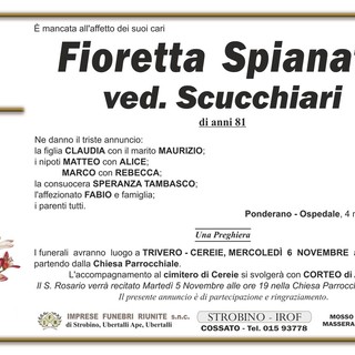 Fioretta Spianato ved. Scucchiari