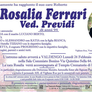 Rosalia Ferrari ved. Previdi