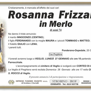 Rosanna Frizzarin in Merlo