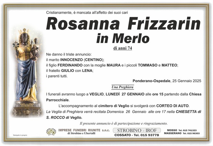 Rosanna Frizzarin in Merlo