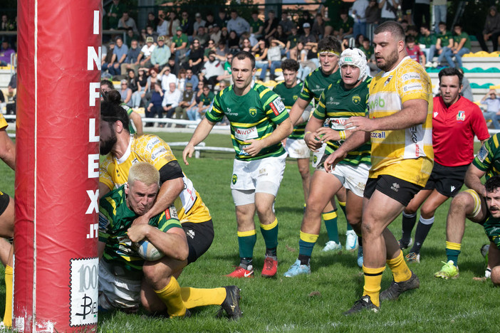 Biella Rugby soffre ma trionfa: vittoria per 29-22 su Avezzano - Foto A. Mantovan.