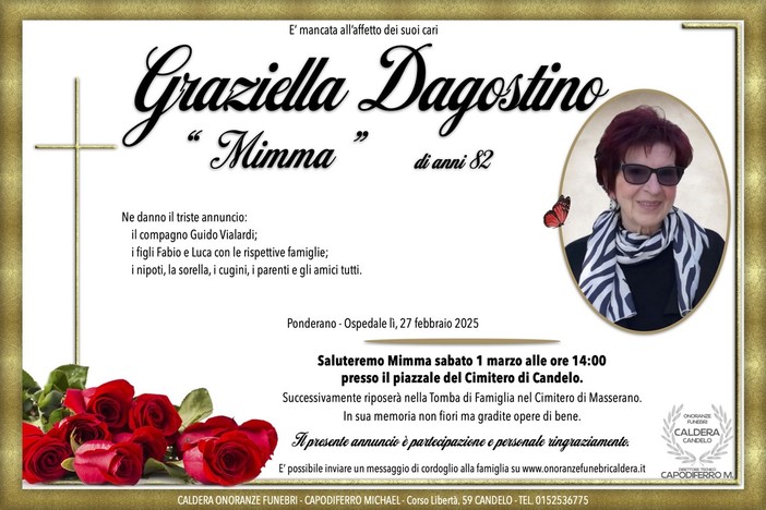 Graziella Dagostino &quot;Mimma&quot;