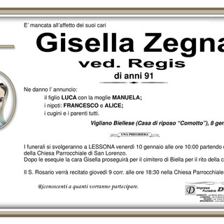 Gisella Zegna ved. Regis