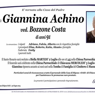 Giannina Achino ved. Bozzone Costa