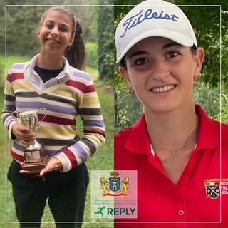 Da sinistra Francesca Beltramo e Camilla Barbero - Foto A.S.D. Golf Club Biella &quot;Le Betulle&quot;