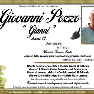 Giovanni Pozzo &quot;Gianni&quot;