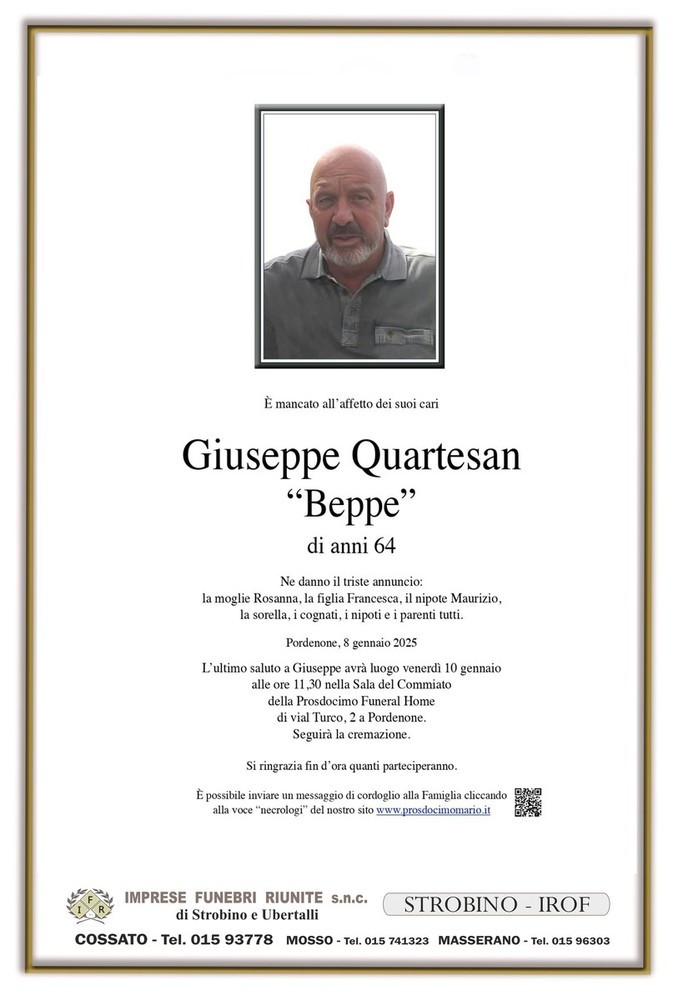 Giuseppe Quartesan &quot;Beppe&quot;