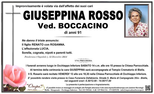 Giuseppina Rosso ved. Boccacino