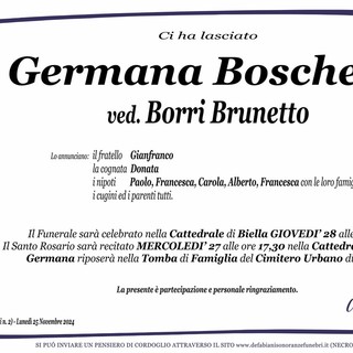 Germana Boschetti ved. Borri Brunetto