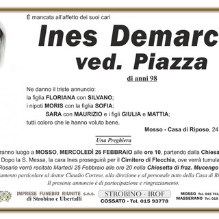 Ines Demarchi ved. Piazza