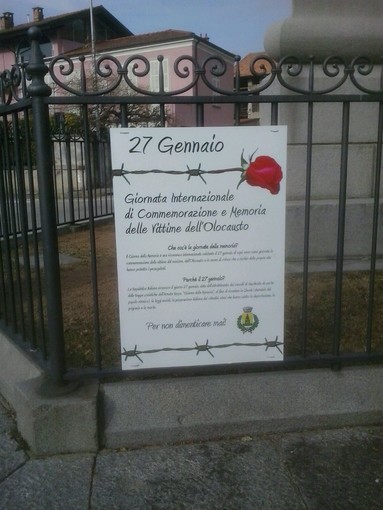 Sagliano: Il Monumento ci racconta il 27 Gennaio