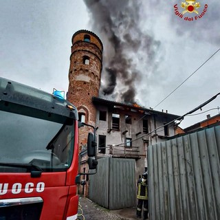 fuoco tetto