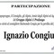 Ignazio Congiu - Partecipazione