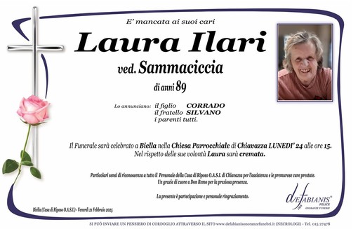 Laura Ilari ved. Sammaciccia