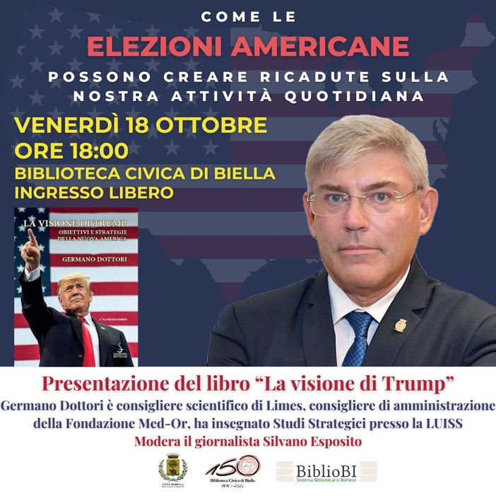 Alla biblioteca civica si presenta “La Visione di Trump”