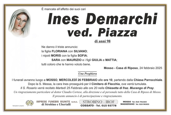 Ines Demarchi ved. Piazza