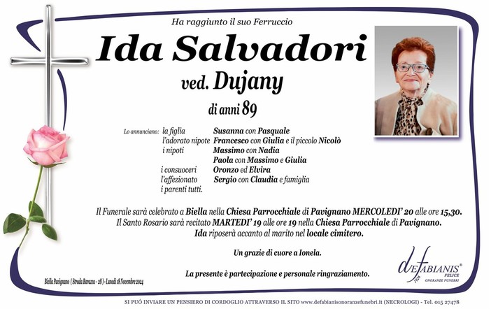 Iva Salvadori ved. Dujany