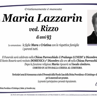 Maria Lazzarin Ved. Rizzo