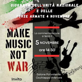 Occhieppo Inferiore, celebrazione della Giornata dell'Unità Nazionale e delle Forze Armate lunedì 5 novembre