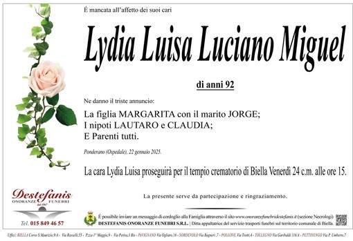 Lydia Luisa Luciano Miguel