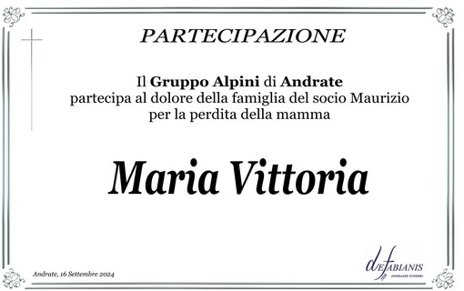 Maria Vittoria - Partecipazione