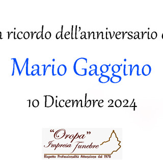 Mario Gaggino - Anniversario