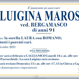 Luigina Maroso Ved. Bergamasco