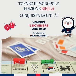 Monopoly edizione Biella in scena il 15 novembre alla Fondazione FILA Museum