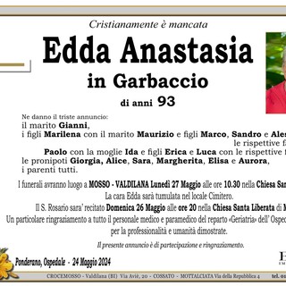 Edda Anastasia, in Garbaccio
