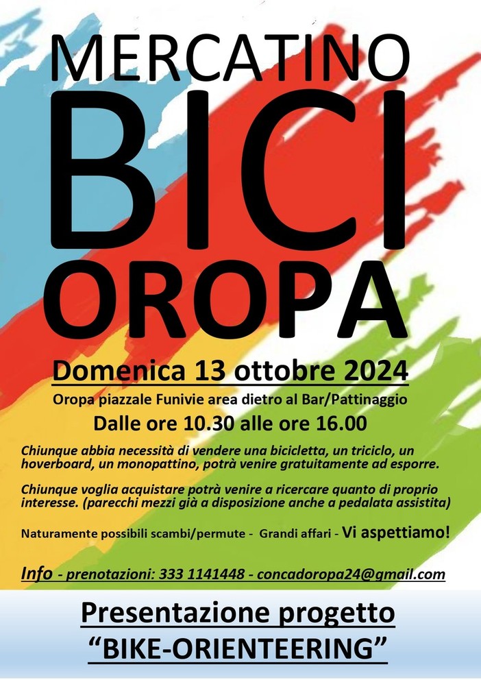 A Oropa il &quot;mercatino delle bici&quot; compro, scambio, vendo