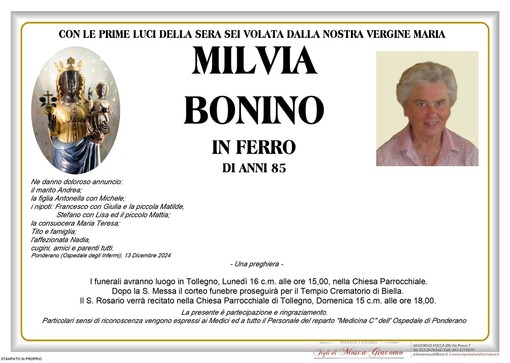 Milvia Bonino in Ferro