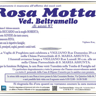 Rosa Motta Ved. Beltramello