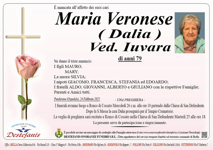 Maria Veronese (Dalia) ved. Iuvara