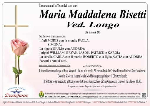 Maria Maddalena Bisetti ved. Longo