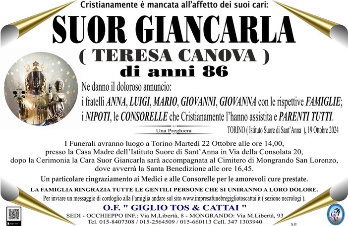 Suor Giancarla (Teresa Canova)