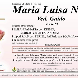 Maria Luisa Nasi ved. Gaido