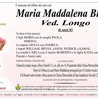 Maria Maddalena Bisetti ved. Longo