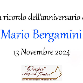 Mario Bergamini - Anniversario