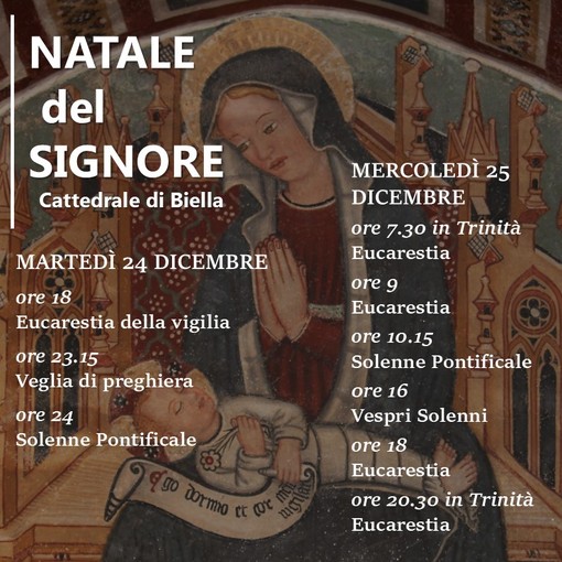 Le celebrazioni natalizie in Cattedrale