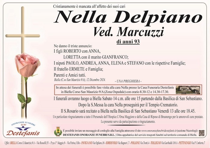 Nella Delpiano ved. Marcuzzi