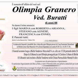 Olimpia Granero ved. Buratti