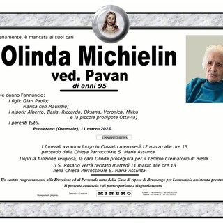 Olinda Michielin ved. Pavan