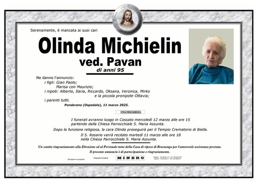 Olinda Michielin ved. Pavan