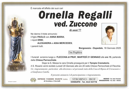 Ornella Regalli ved. Zuccone