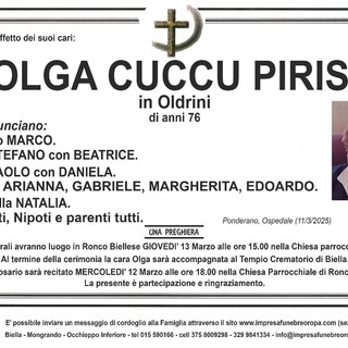 Olga Cuccu Pirisi in Oldrini